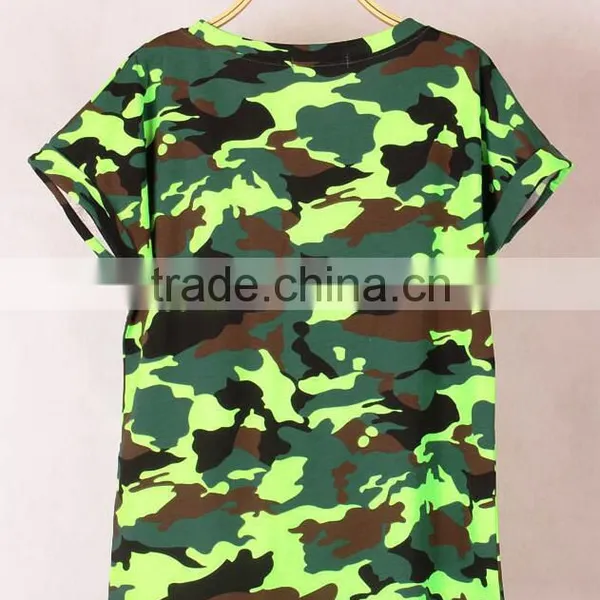 Custom Wholesale Women Camouflage Uniform t Shirt or Suit photo-6