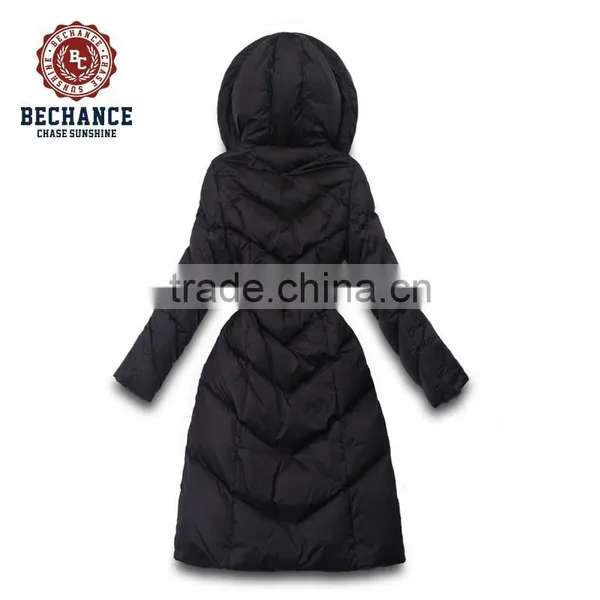 H1019 High Quality Women Slim Jacket Long Coat for Ladies Outdoor Clothing photo-2