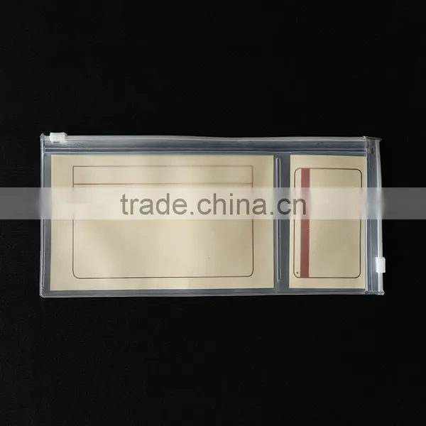 Custom Cheap EVA Pocket Transparent Planner Pouch With Zipper Top photo-2