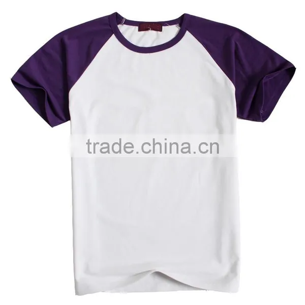 Round Neck Short Raglan Sleeves T-shirt for Promotion photo-5
