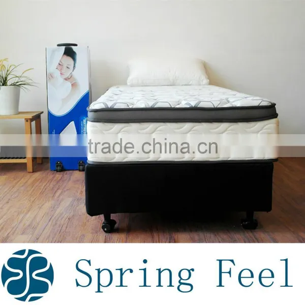 High Grade Home Furniture Pocket Coil Spring Mattress With Euro Top photo-6