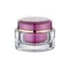 Oval Plastic Acrylic Cosmetic Container