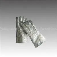 Carbon Fiber Gloves With Aluminum Foil Mitten, Finger