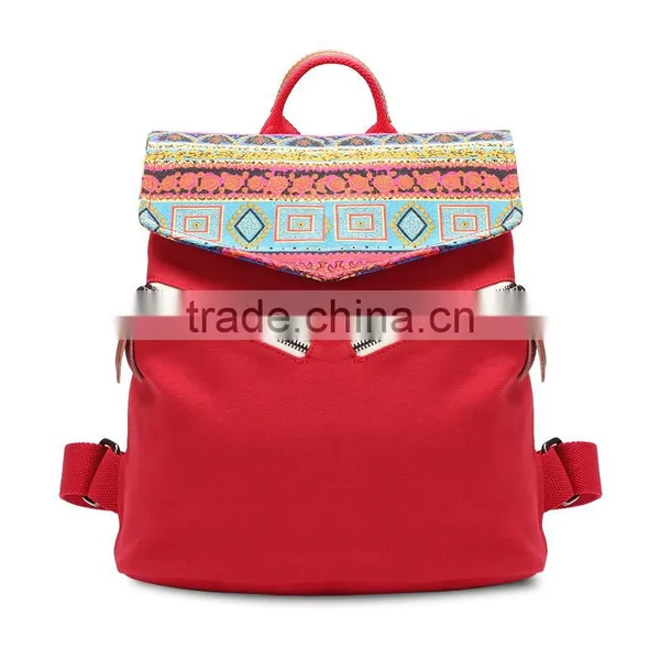 Fashion Design Women Shoulder Sublimated Canvas Bag photo-2