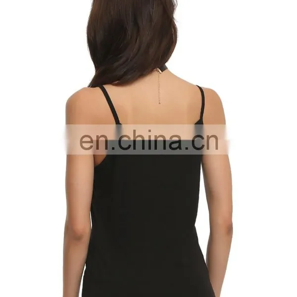OEM Custom Made Women Cheap Price Different Colors Soft Running Custom Stringer Tank Top photo-3