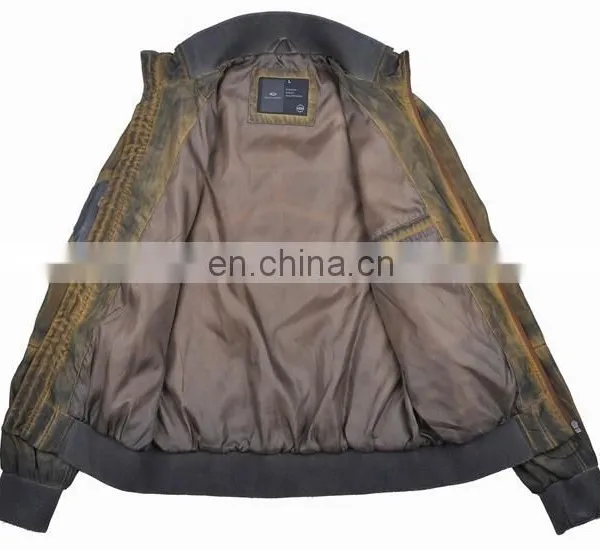 Garment Dye Jacket Large Size Mens Jacket photo-3