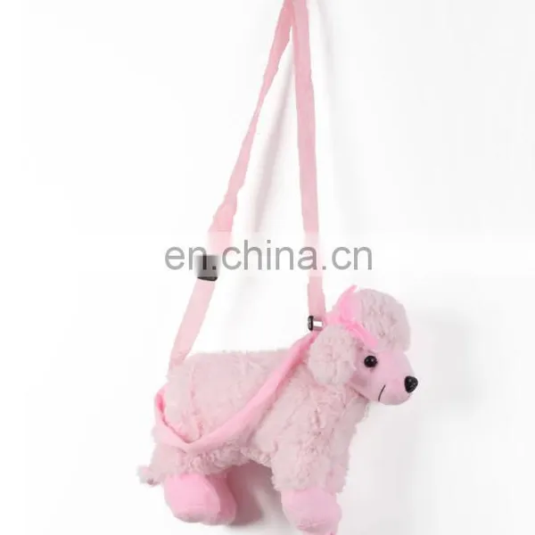 Creative Factory Price Stuffed Animal Shaped Plush Dog Handbag for Kids photo-4