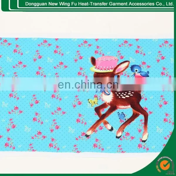 China supplier garment clothing custom plastisol heat transfers