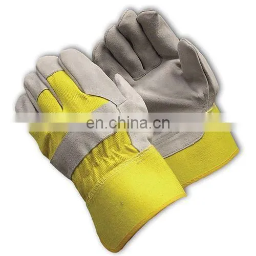 2008 Cow Split Leather Gloves/cow Crust Leather Gloves/Cowhide Suede Leather Gloves 707 Working Gloves