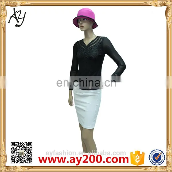 Elegant Shirt Designs Long Sleeve Women Plain Bottoming t Shirt photo-2