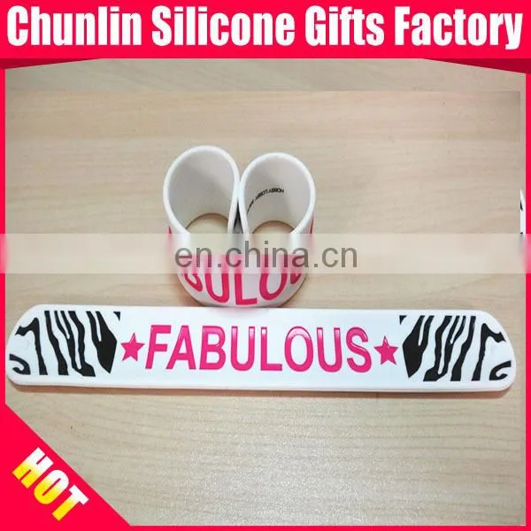 Silicone Slap Wristbands/Slap Bracelets , photo-4