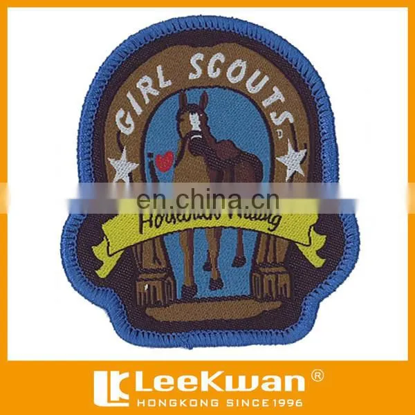 Girl Scouts Woven Badge Merrowed Woven Badge
