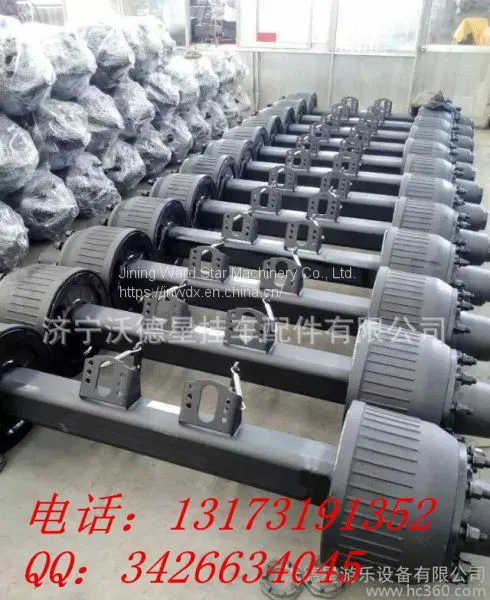 High Quality American Axle 13T 16 Tons Rear Axle Brake Drum Outside American Axle photo-2