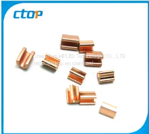 factory reasonable price metal zipper bottom stop