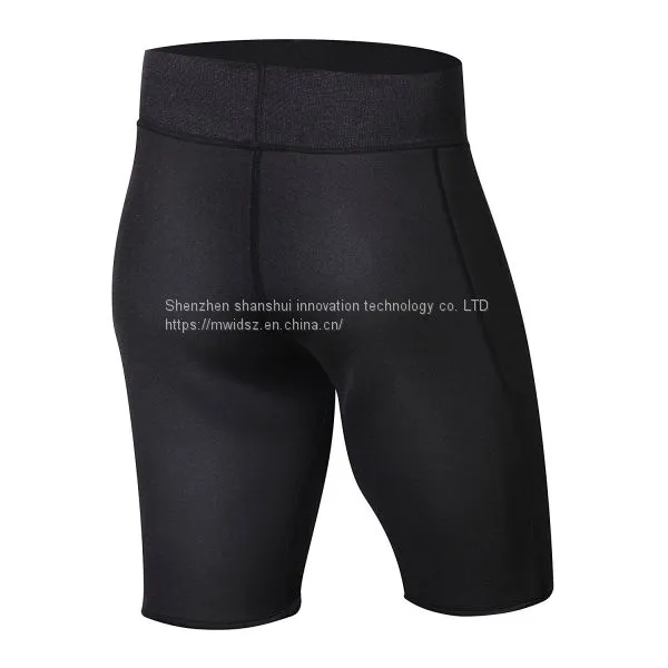The New Type Explodes the Sweat Pants Outdoor Running to Burn the Fat to Shake the Fat to Burst the Sweat to Model the Body to Model the Joint Men's Five Minute Pants photo-5