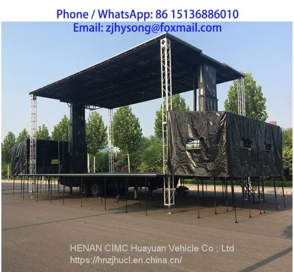 8.5 m Roadshow Mobile Stage Truck Trailer photo-3