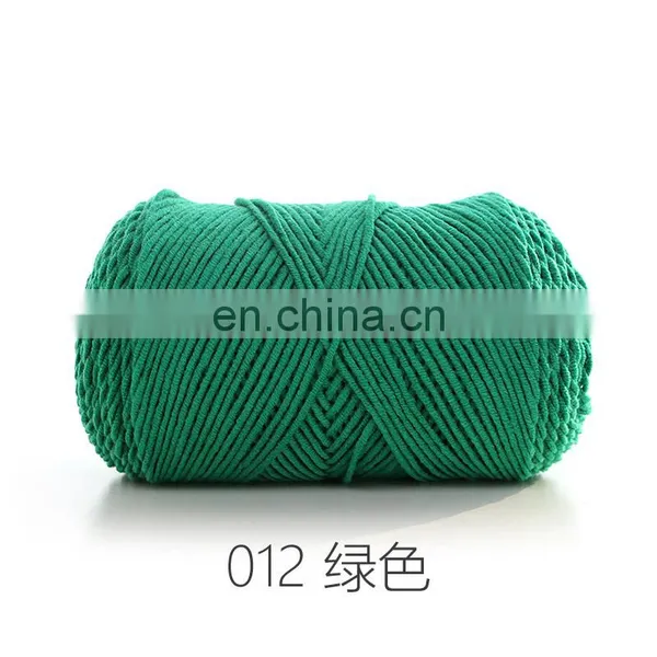Rainbow Knitting Yarn In 55%Acrylic 45%Cotton Yarn For Children Gifts photo-2