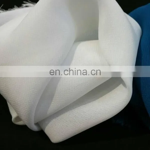 Chinese Supplier 75D Polyester Plain Chiffon Fabric Soild Color High Quality Chiffon Fabric photo-5