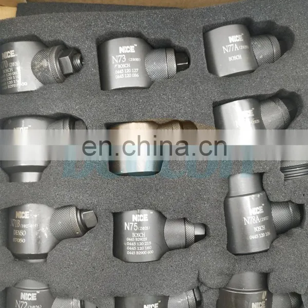 Common Rail Diesel Fuel Injector Repair Kits Injector Adapter 12 Pcs photo-3