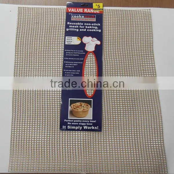 Non Stick Kitchen Aid Bbq Grill Mat With FDA Certified Made in China photo-3