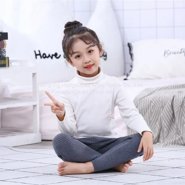 High Quality Cashmere Knitted Lounge Pants /Children's Cashmere Pants Price photo-5