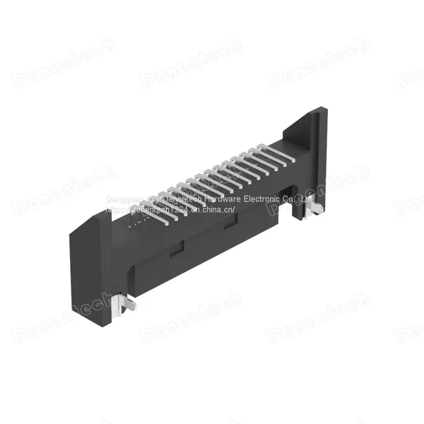 Denentech SATA 15P Male Right Angle DIP With Peg Connector