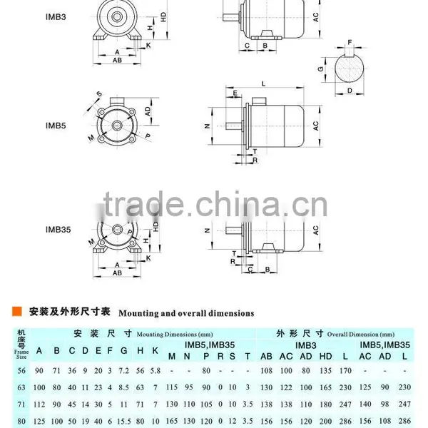YS Series Three Phase Induction Motor photo-2