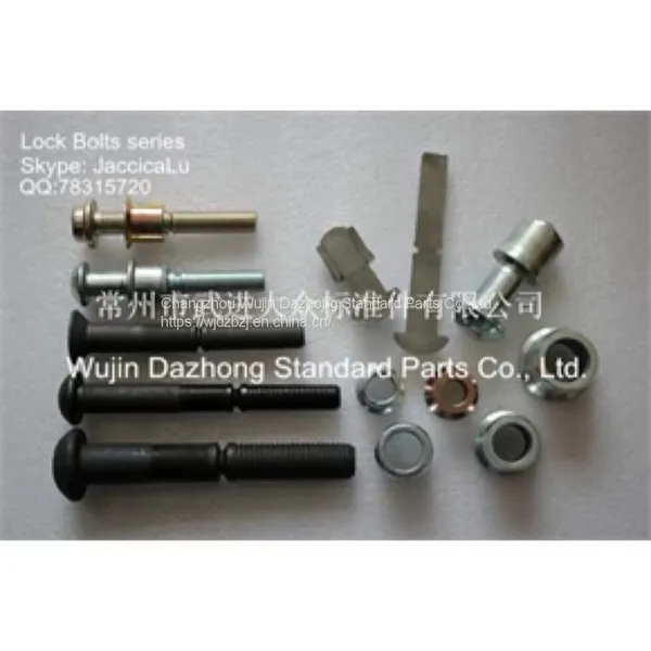 Dia. 3/16-7/8 Class 8.8 Steel Lock Bolts for Automotive and Railway Industry