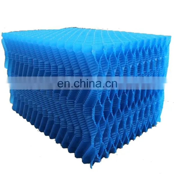 500mm Width Blue Cooling Tower Fill Water Treatment PVC Bio Media photo-2