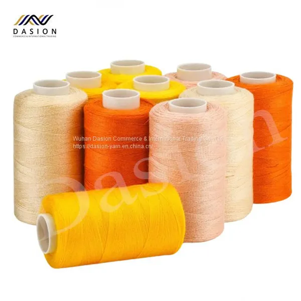 Yizheng Brand Spun Polyester Yarn With Raw White 40/2 photo-3