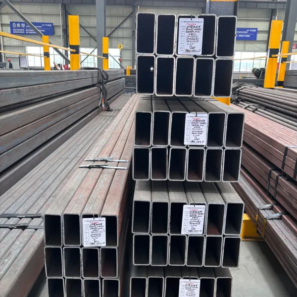 Square / Rectangular / Round Black Seamless Steel Pipe Q235 Steel Tube Steel Hollow Section From China photo-3