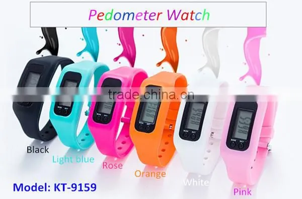New Arrivals 2016 Fashion Children Silicone Pedometer Wrist Watches photo-6