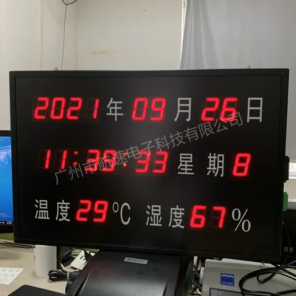 HS Series Interrogation Room Monitoring Synchronous Time Display Screen photo-2