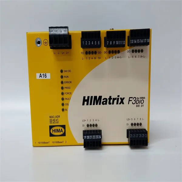 HIMA F3 DIO 8/8 01 Digital Input/Output Module