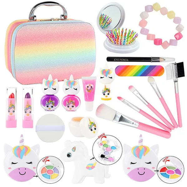 Wholesale Kids Makeup Sets for Girls Toys Cosmetics Set Kids Make up Plastic for Perform Make up Kids Diy Art Supplies