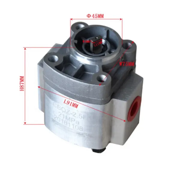 CBQZ Automobile Tailboard Pressure Pump CBQZ-2.5F Power Unit Oil Pump Tailboard Gear Pump photo-4