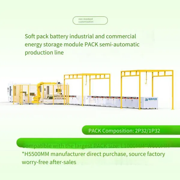 Semi-automatic Assembly Line for Flexible-pack Battery Module Pack Production Lines and Polymer Battery Industrial and Commercial Energy Storage Modules photo-3