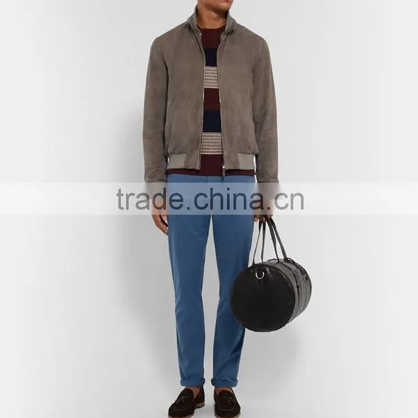 Custom Man Motorcycle Jacket Suede Fall Jacket photo-4