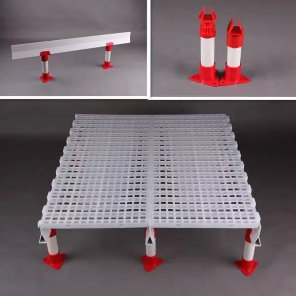 Plastic Poultry Slatted Floor, Anti-Slip UV Resistant, High Load-Bearing Chicken Manure Leakage Board for Chicken Farm Breeding photo-5