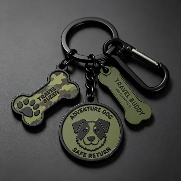 Personalized Engraving Pet Name Tag Anti-lost Metal Pet Tag Custom Logo Pet ID Nameplate For Dogs And Cats photo-3