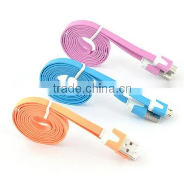Factory Supply Noodles V8 Micro Usb Cable for Samsung HTC LG SONG photo-6