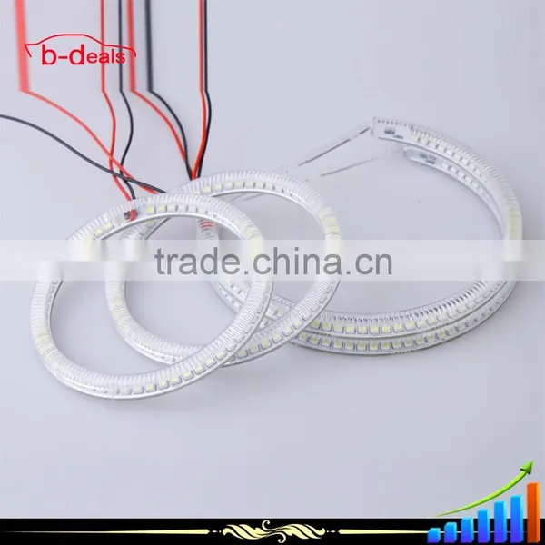 B-deals Hot Sell 131mm 106mm Angel Eyes Rings SET SMD LED for BMW E90 photo-5
