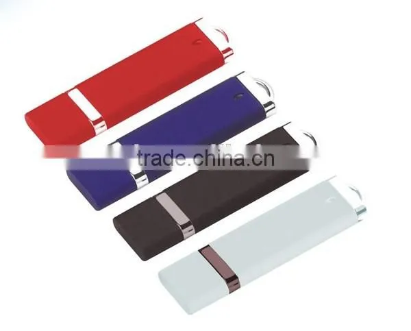 Concise Style Rectangle Usb Flash Drive 2.0 Plastic Metal Usb Pendrive 4gb With Box photo-2