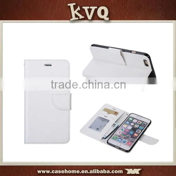 Crossing Pattern PU Flip Leather Cover Case for Iphone 6s photo-5