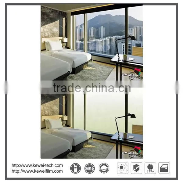 6+6mm Switchable Smart Glass for Hotel, Turn off Matte White for Privacy.High Tech Smart Glass photo-3