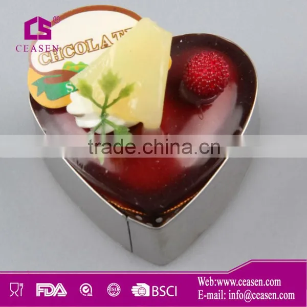 Stainless Steel Heart Shape Mold Extensible Cake Mold photo-5