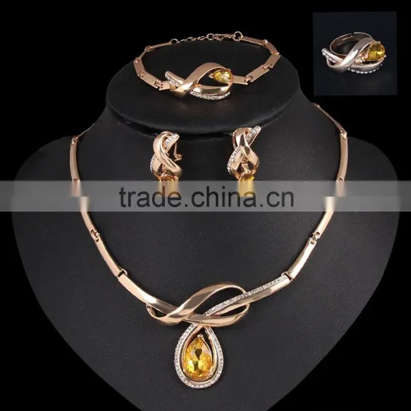 China Good Manufacturers,Gold Long Chain Jewelry Set Bridal Jewelry Sets photo-2