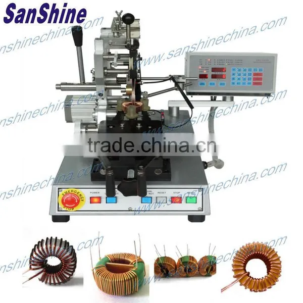 (SS900B6 series final coil OD 10~81mm)automatic toroidal balancing choke coil winding machine