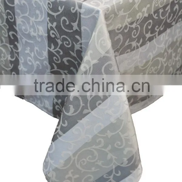 100% Polyester Luxury Fashion Yarn Dyed Jacquard Cheap Table Cloth photo-2