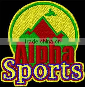 Sports Bar Logo Design Custom Embroidery Patches Badges photo-5